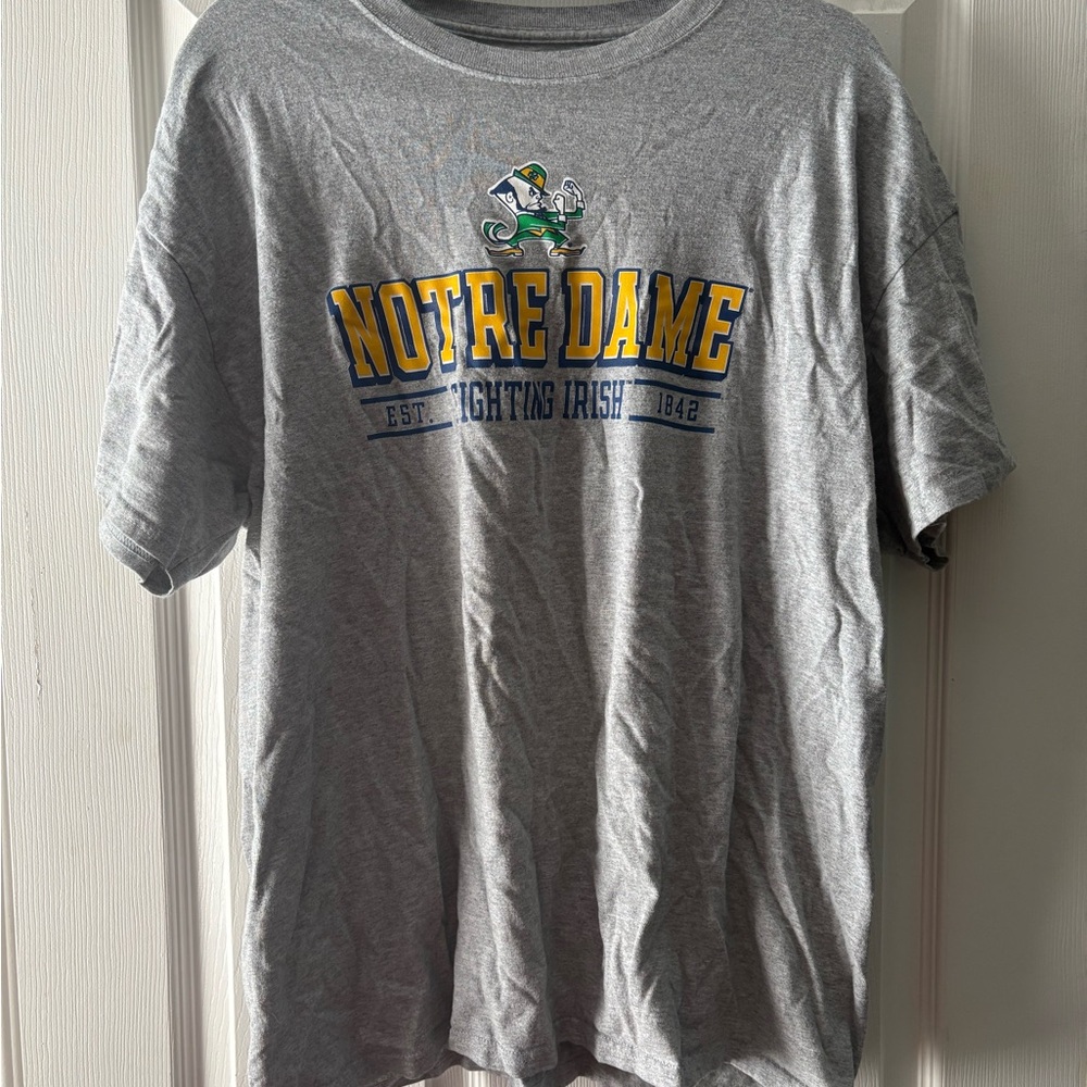 Gray Notre Dame T-Shirt Men’s Xl